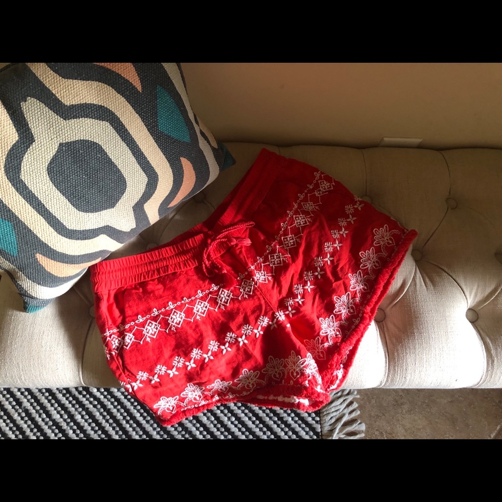 Loft embroidered shorts